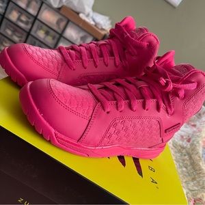 Hot Pink Zumba Energy Boss High Top Sneakers 7